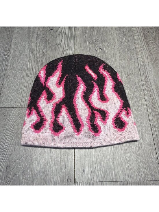 Vintage 90s Goorin Bros Flame Beanie Skater Style Made in USA main image 6